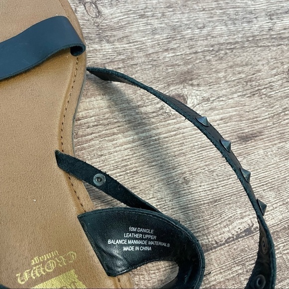 Crown Vintage Studded Strappy Sandals Black - Picture 5 of 6